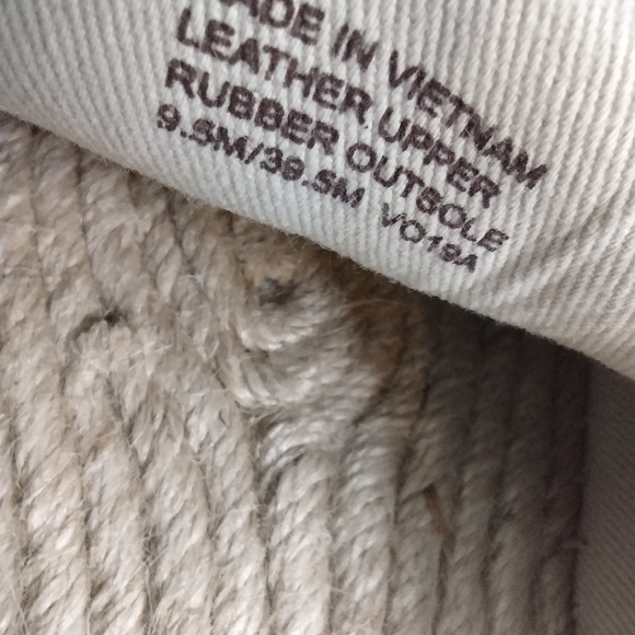 Michael Kors Suede Leather Espadrilles Clogs Mules Size 9.5 Tan - Picture 4 of 5